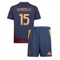 Camiseta AS Roma Mats Hummels #15 Tercera Equipación para niños 2024-25 manga corta (+ pantalones cortos)